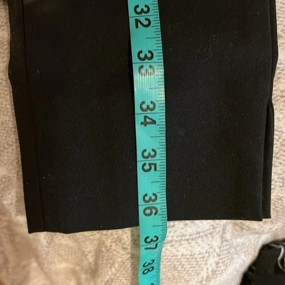 Armani Exchange AX black high waisted cropped dress pants Sz 6 - Picture 8 of 11